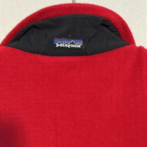 Patagonia Men’s Polartec Regulator Red Zip Up Fleeced Jacketet Size XL - Picture 6 of 15